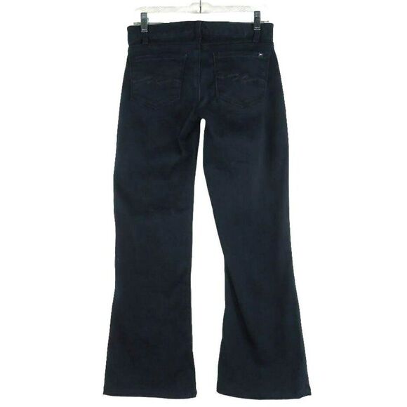 Tommy Hilfiger Curvy Bootcut Jeans Women's Size 0 Dark Wash Blue Denim 28X29 - Picture 2 of 14